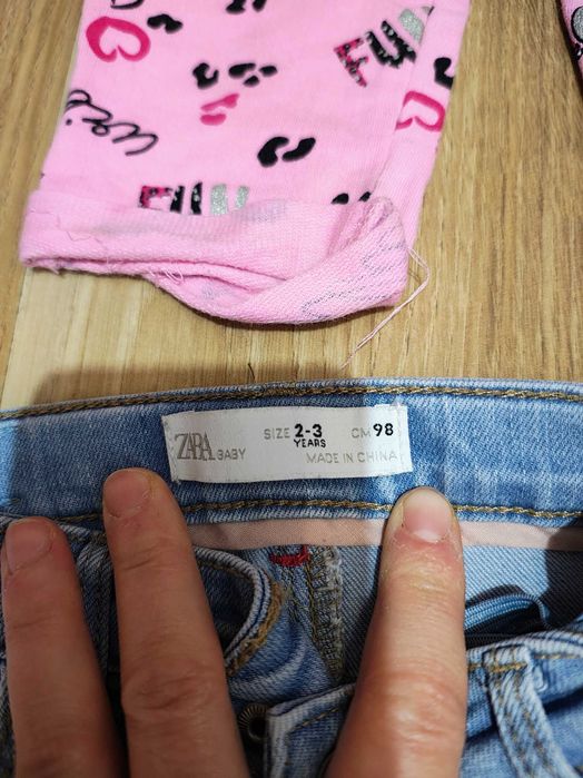 98 cm lot vesta pantaloni fata fetita 2 3 ani