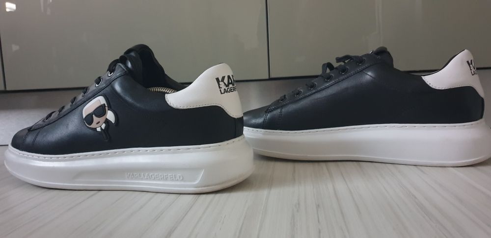 Karl Lagerfeld  45/29см - 44/28 ОРИГИНАЛ! Мъжки  / кецове/  ест. кожа