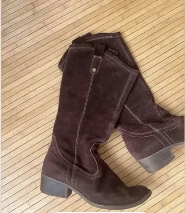 Сапоги ботфорты  зима