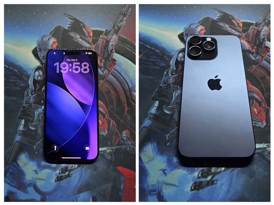 Vând iPhone 15 Pro Max / 256GB / Blue Titanium / Garanție 2026