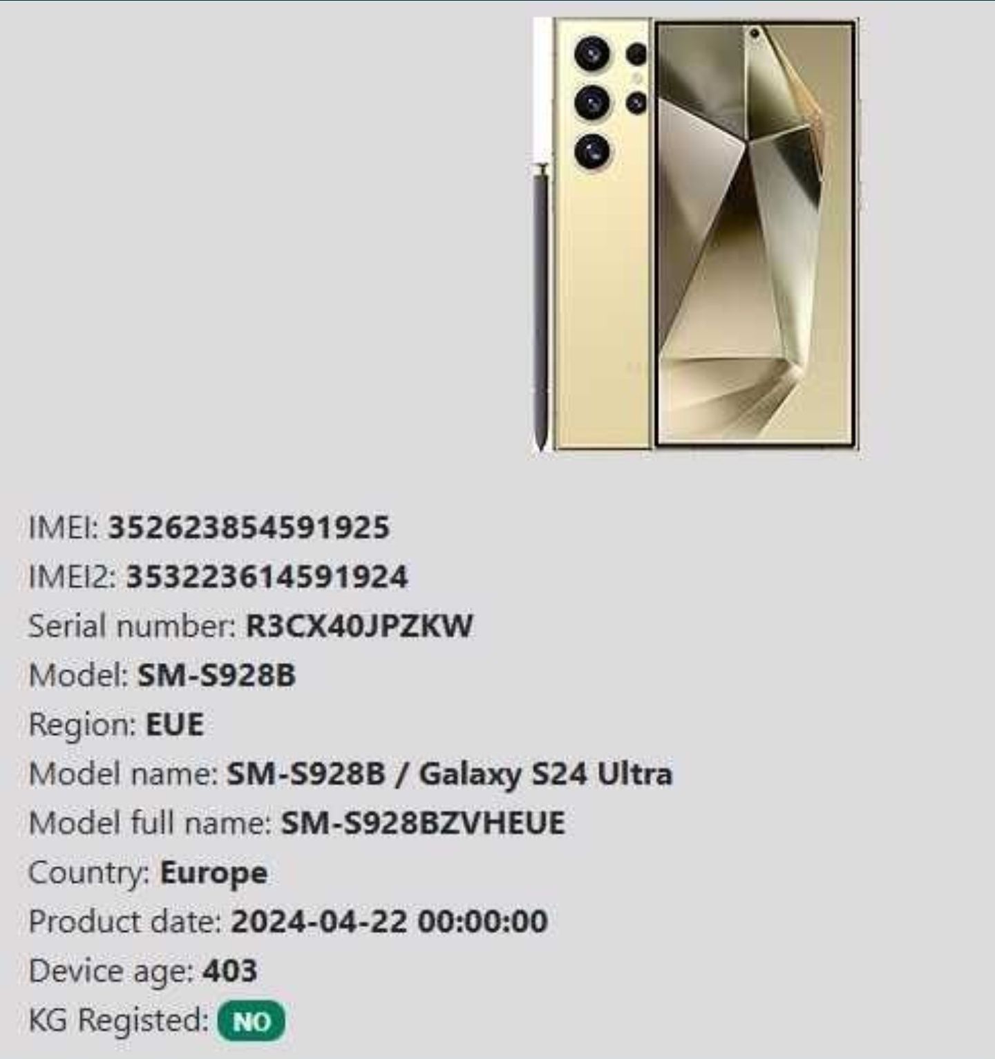 Samsung S24 Ultra 512gb