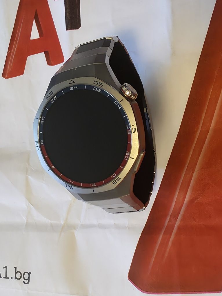 КАТО НОВ 46mm Huawei Watch GT 5 Pro A1 Гаранция 2026г. TITANIUM
