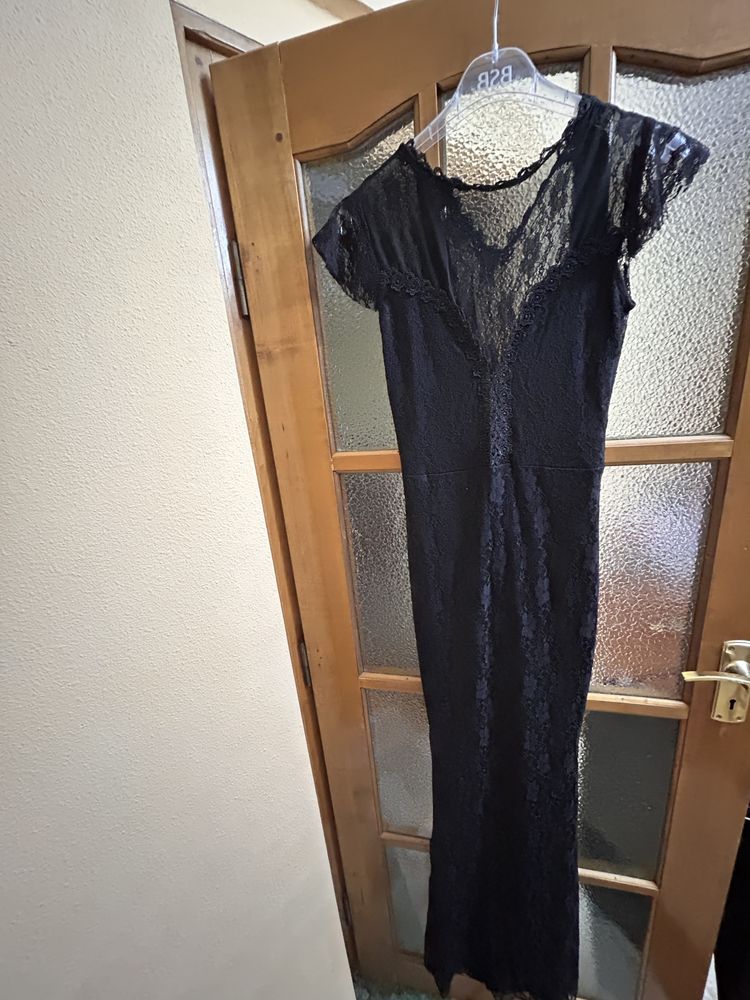 Rochie neagra lunga