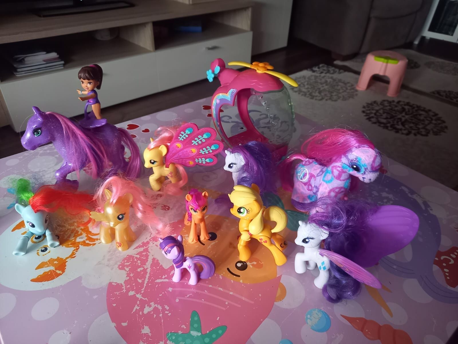 Lot little pony cu elicopter!