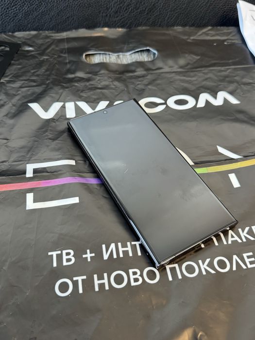 1TB Samsung S23 Ultra 12GB Vivacom Гаранция 2025 г. Phantom Black
