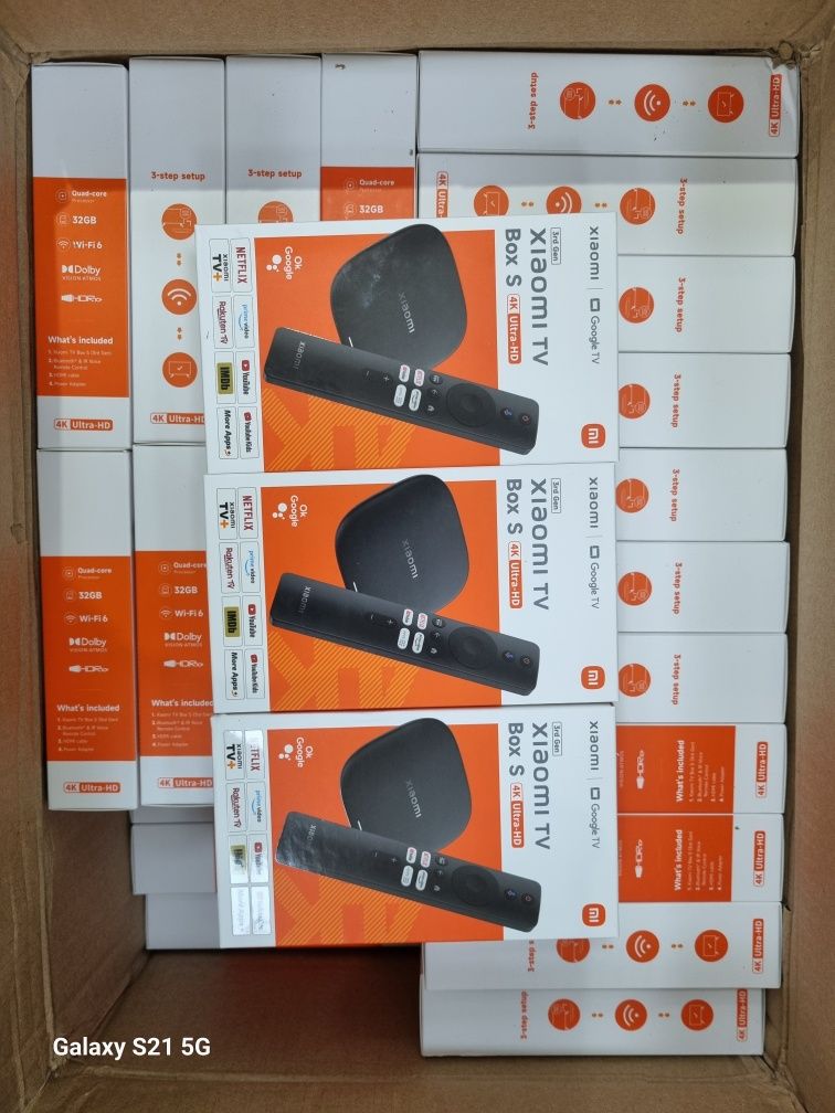 Xiaomi Mi Box S 3rd gen 3-avlod Wifi 6 2/32 GB new Global