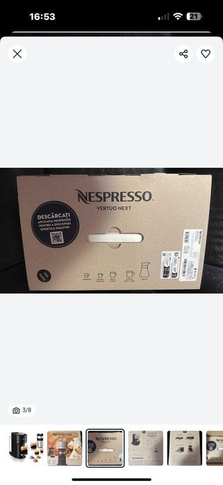 Espresor cafea Vertuo Next nou sigilat schimb