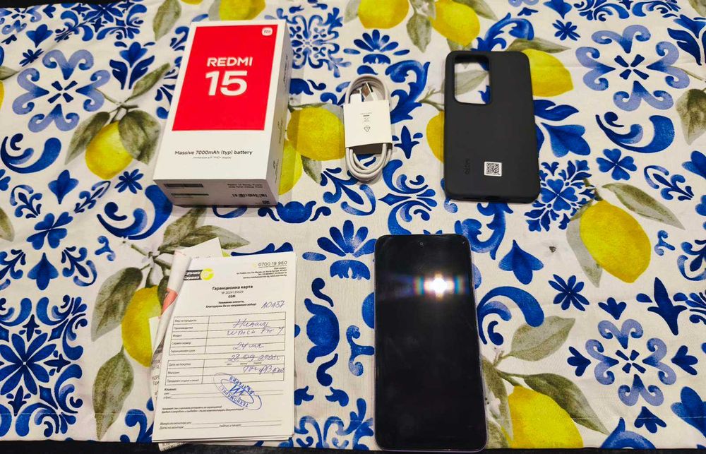 Xiaomi Redmi 15 – 6.9", 8GB/256GB – Чисто нов!