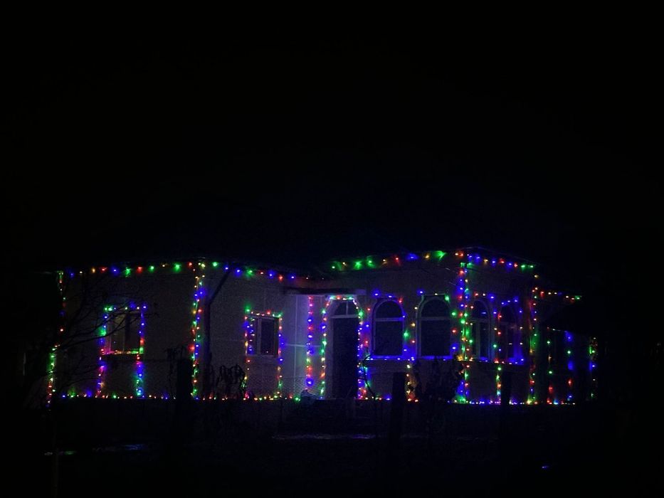 Instalație de Crăciun interior/exterior/100m/8 jocuri de lumini