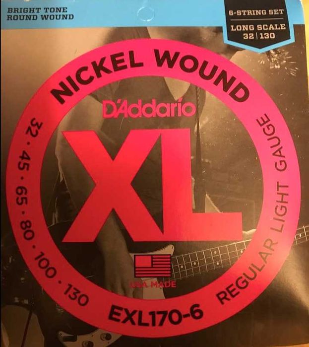 Струна 32 бас одиночная D'Addario