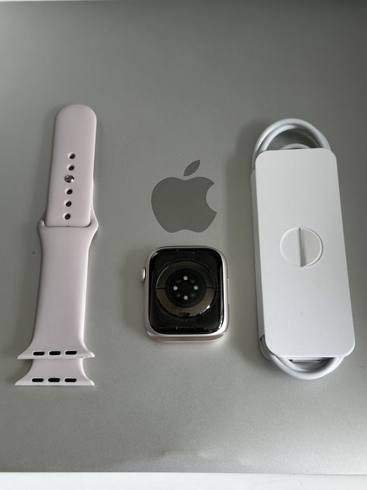 Apple Watch 7 Silver Ceramic Case 45mm GPS LTE / Nefolosit NOU - Acces