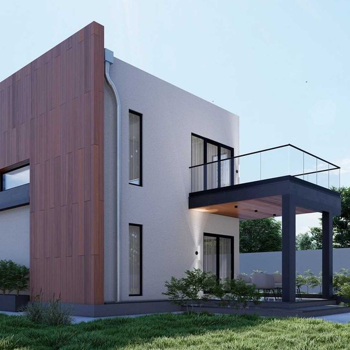 ЛСТК каркасные дома под ключ. Проектирование + производство + монтаж