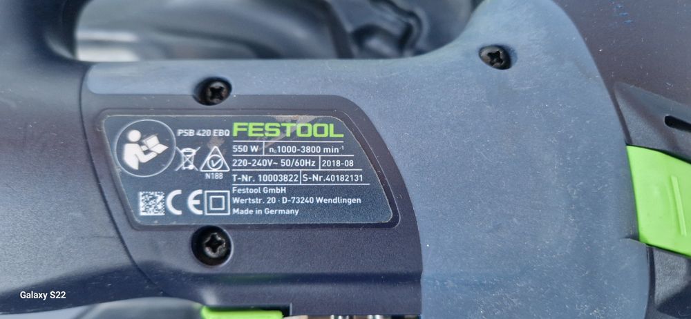 Festool ferestrau pendular rindea