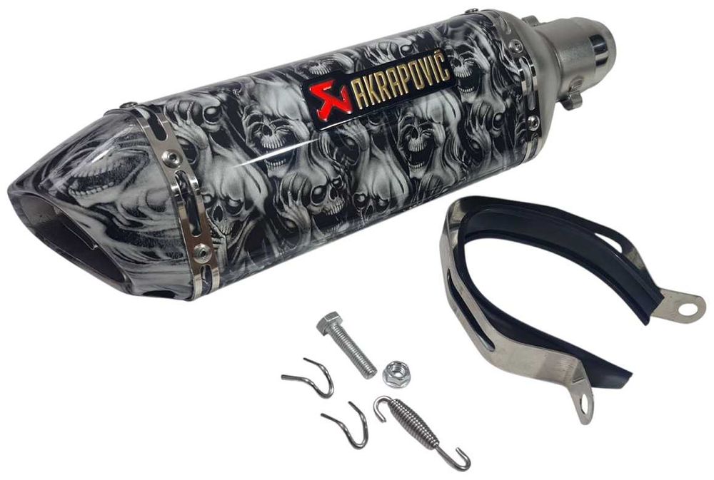 Ауспух за Мотоциклет Akrapovic Гърне Спортно Мотор Скутер Пистов