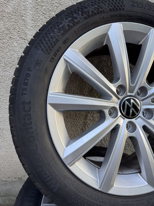 Jante+anvelope iarna 215/55/17 Continental DOT2024