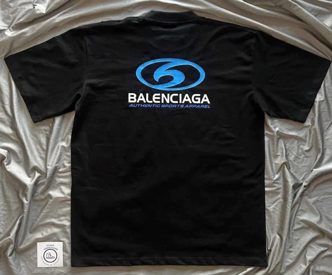 Balenciaga мъжка тениска в черно , мъжки тениски памучни