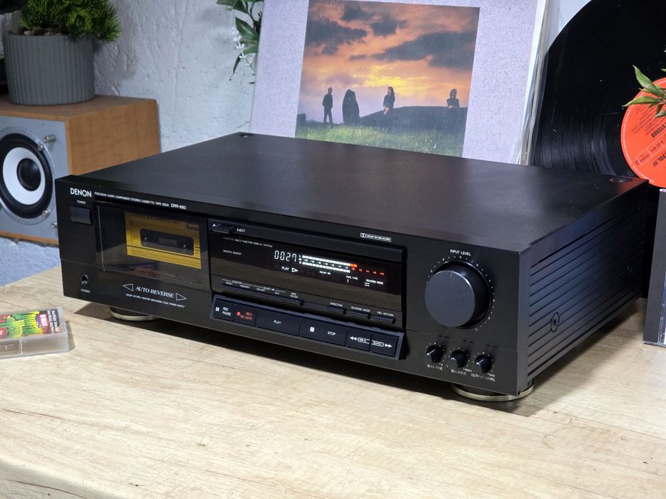 Casetofon deck DENON DRR-680, autoreverse, bias fine, output level