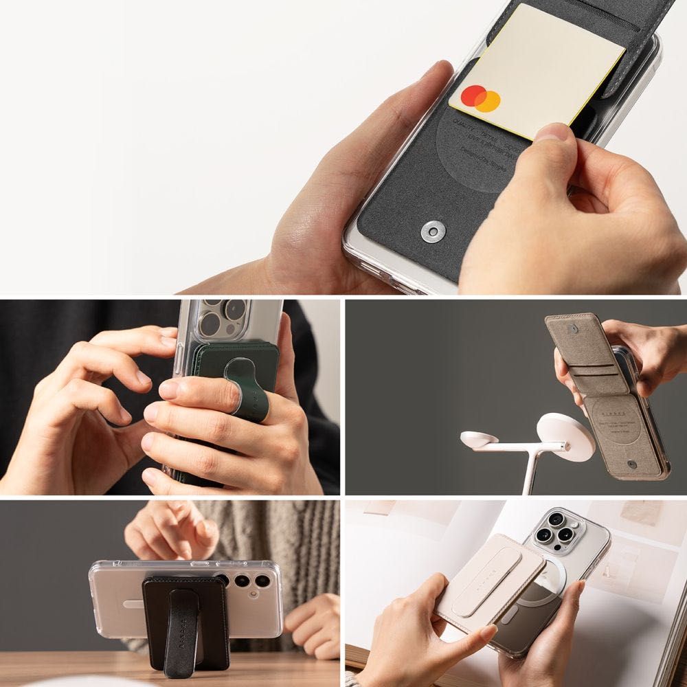 Магнитен портфейлRingke Wallet Slide Grip Magsafe Magnetic Card Holder