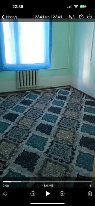 2 хонали квартира ижарага берилади