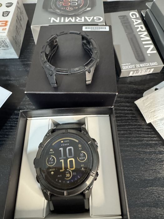 Garmin fenix 8 51 mm , sapphire, carbon grey DLC, titanium