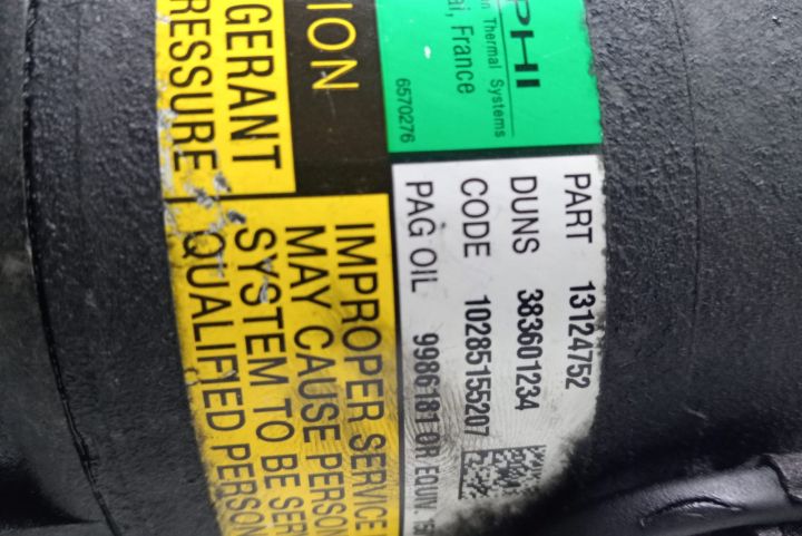 Compresor clima   13124752 Opel Zafira B seria