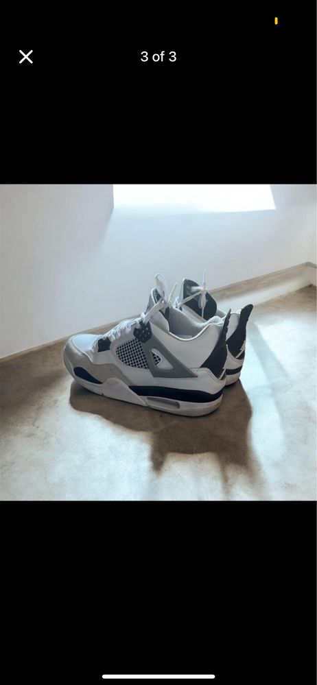 Nike AirJordan 4 Military Black