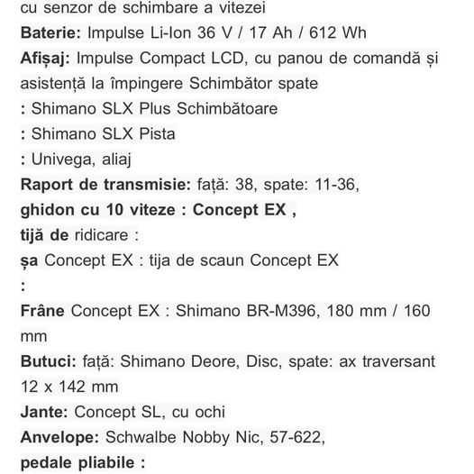 Bicicleta electrica Univega SUMMIT IMPULSE 2.0, roti 29, aut 130 km