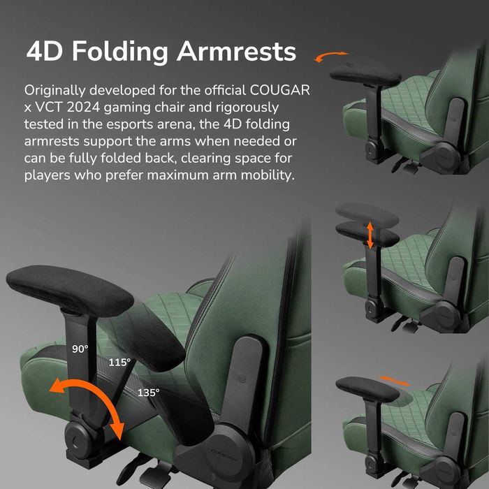 Игровое кресло Cougar Defensor S Army Green F