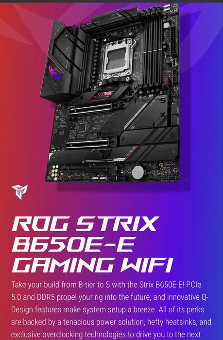 Материнская ROG Strix B650EE