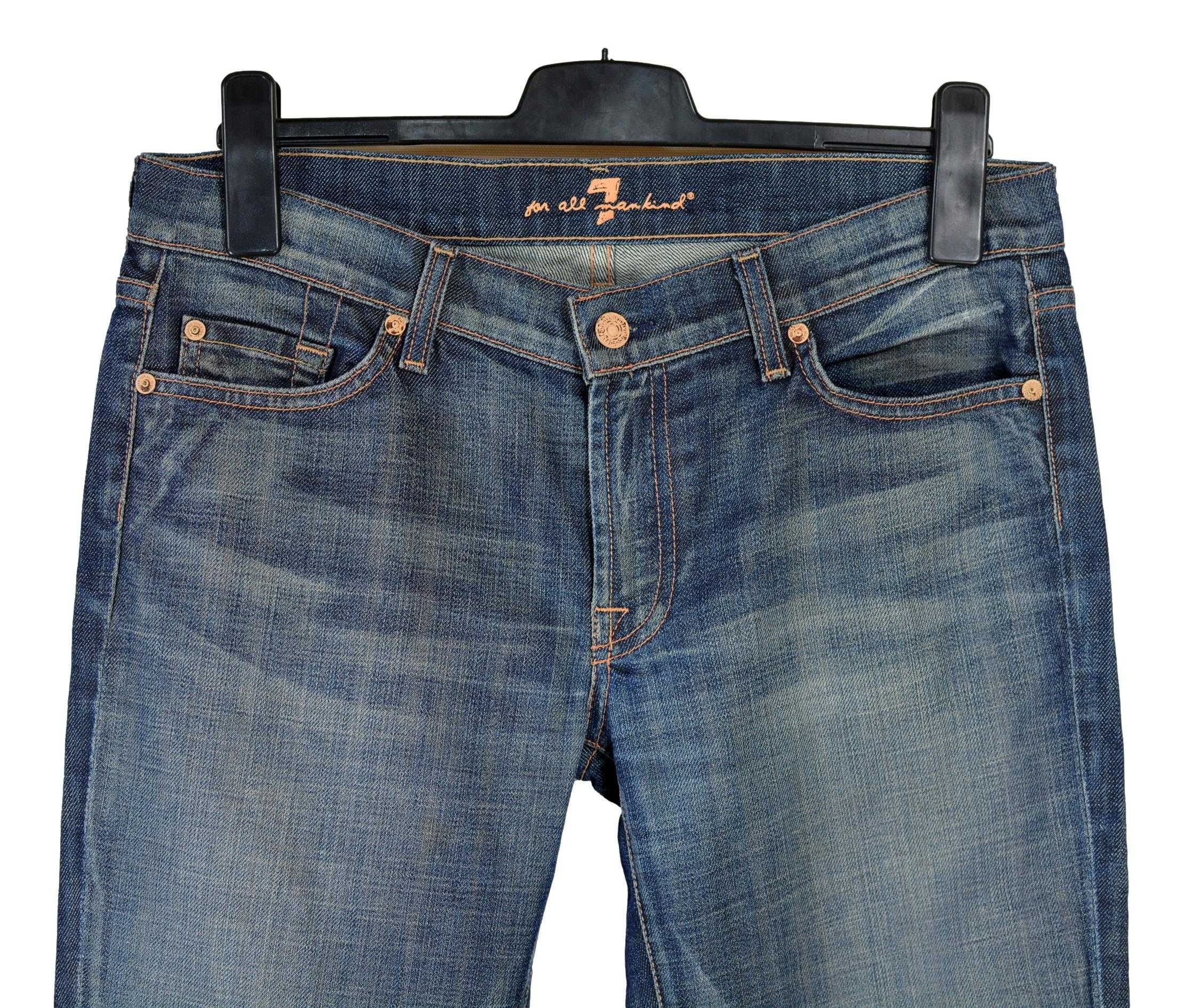 Blugi Dama 7 For All Mankind Bootcut Marimea W33 L30 Albastri EE29