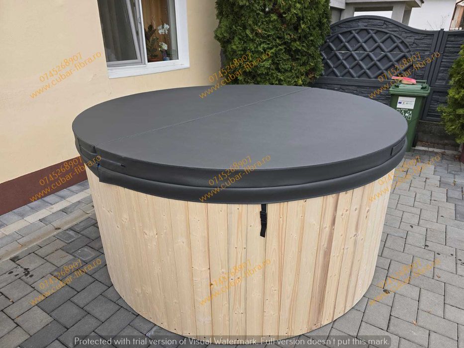 Jacuzzi Ciubar fibra mini piscină hidromasaj aeromasaj