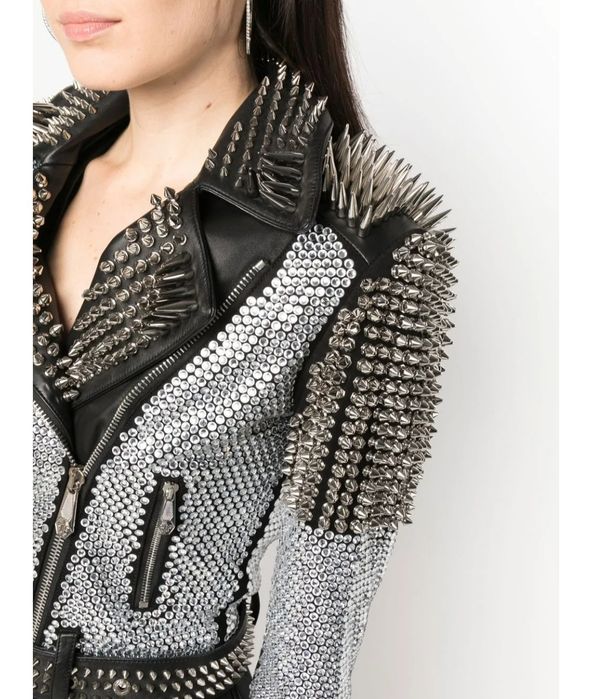 Fhilipp Plein crystal studded jacket