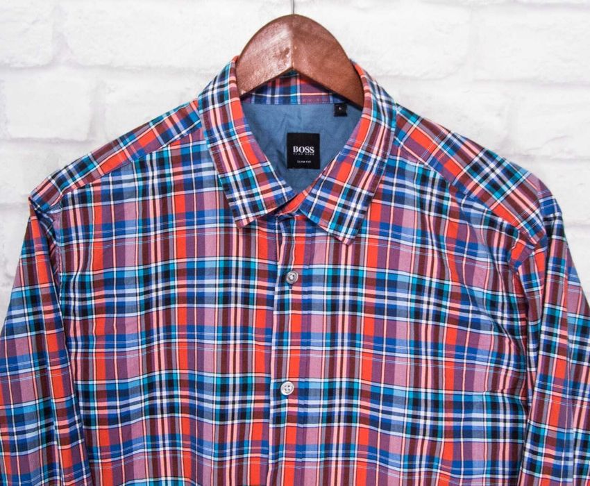 HUGO BOSS Slim fit Оригинална мъжка риза размер L