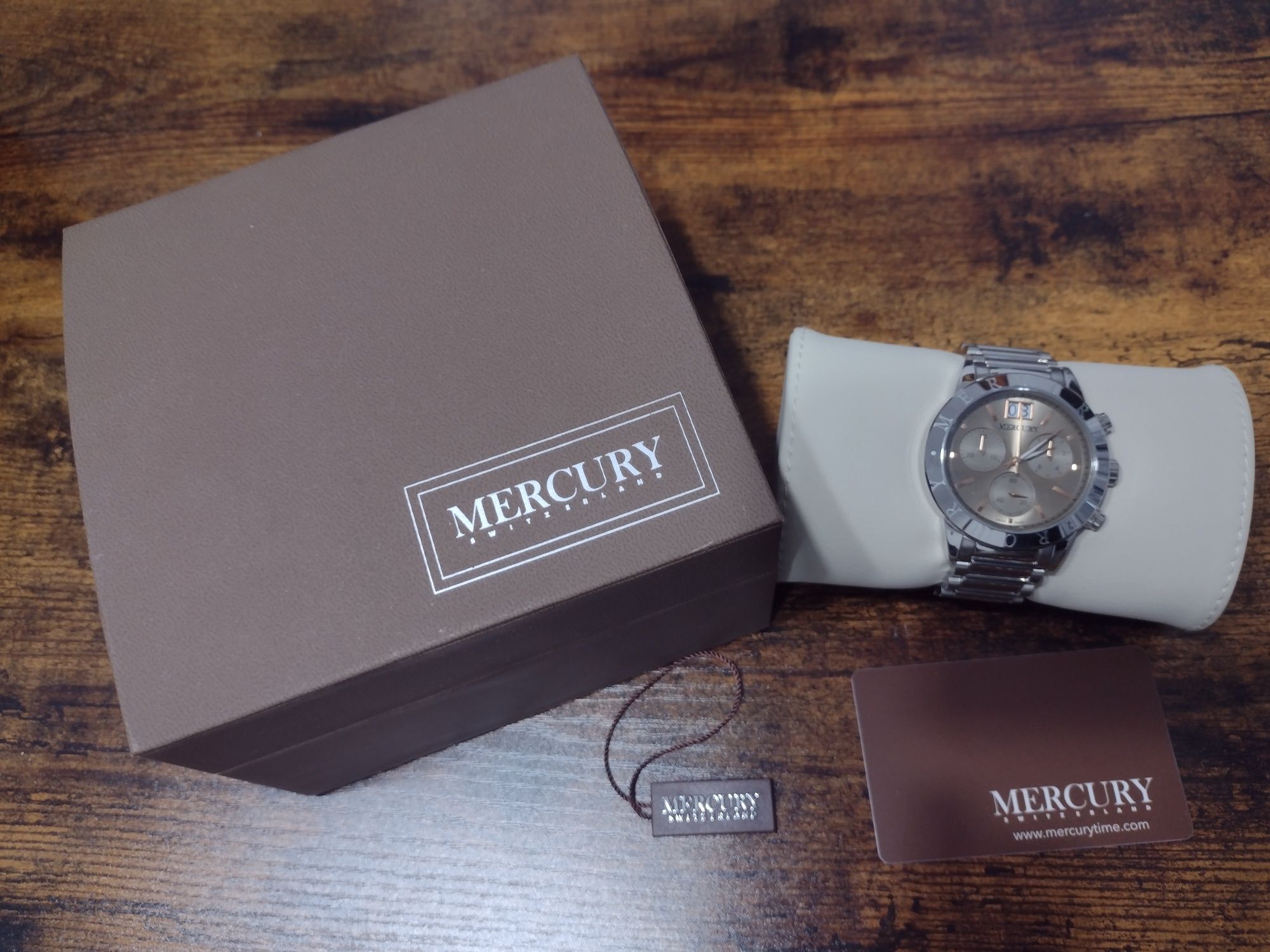 Ceas lux Mercury Swiss Chronograph ME345-SR-4