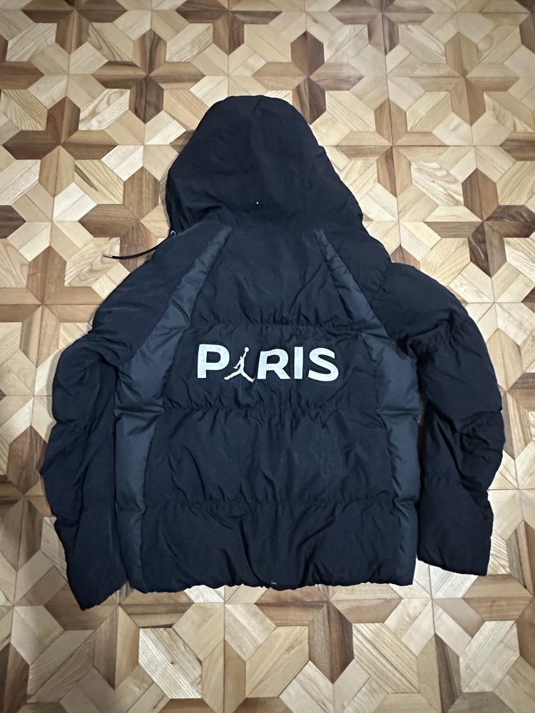 Geaca Jordan Nike Puffer PSG Paris neagra