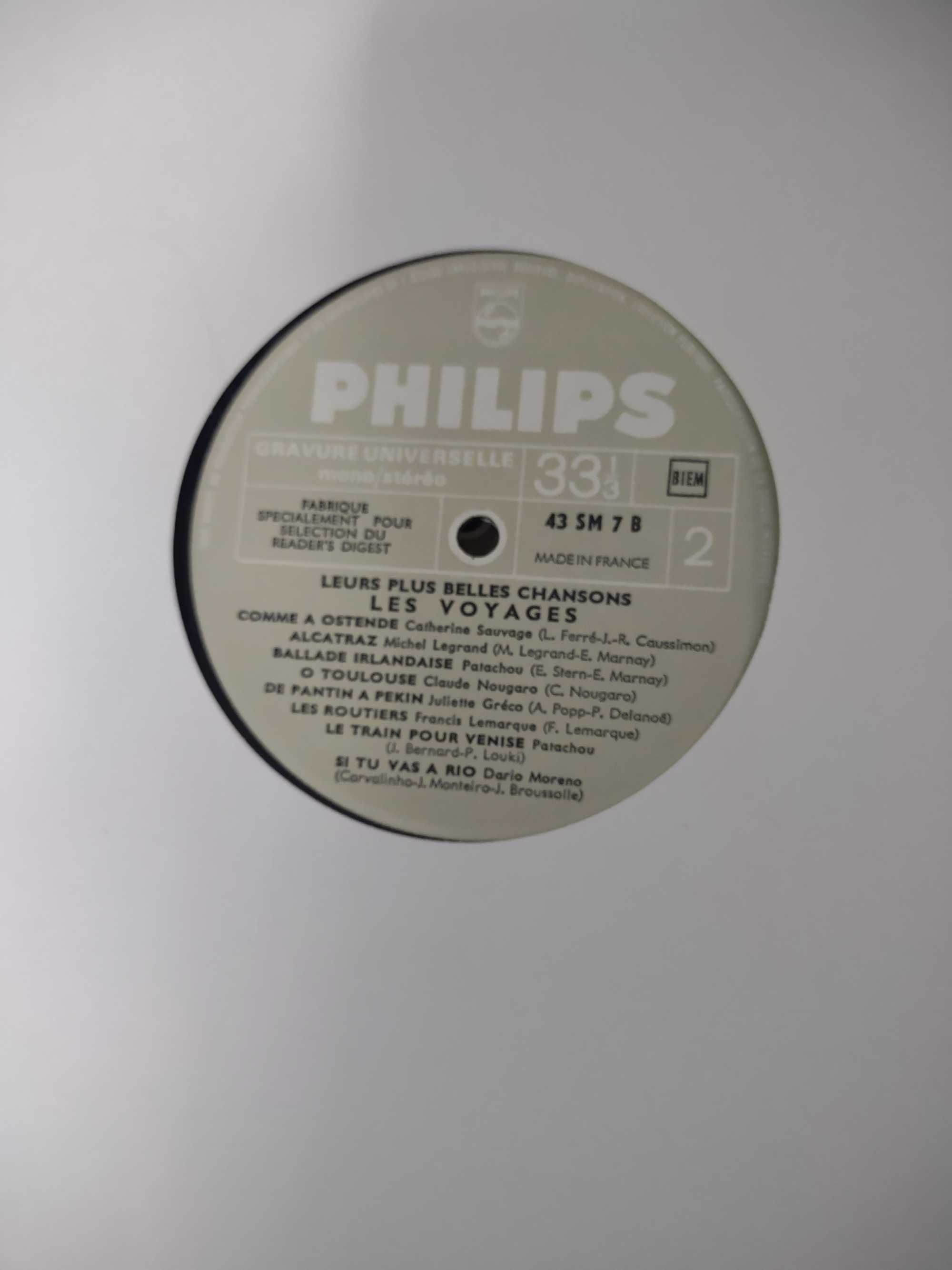 Mapă 10 viniluri Philips,Frantuzesti