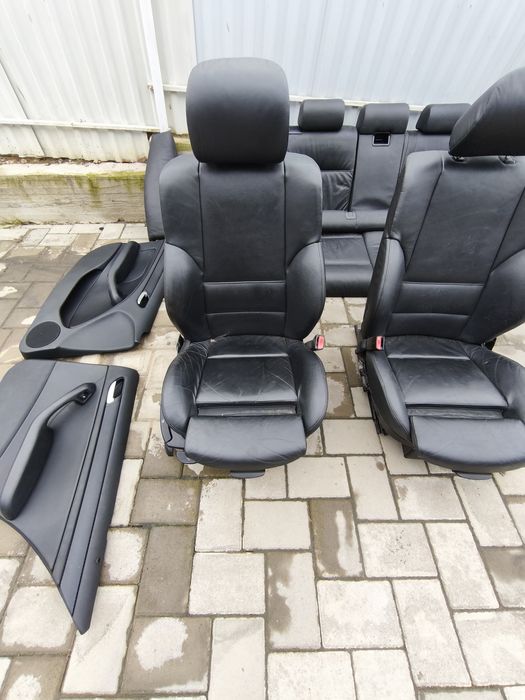Scaune interior recaro piele neagra BMW E46 Touring