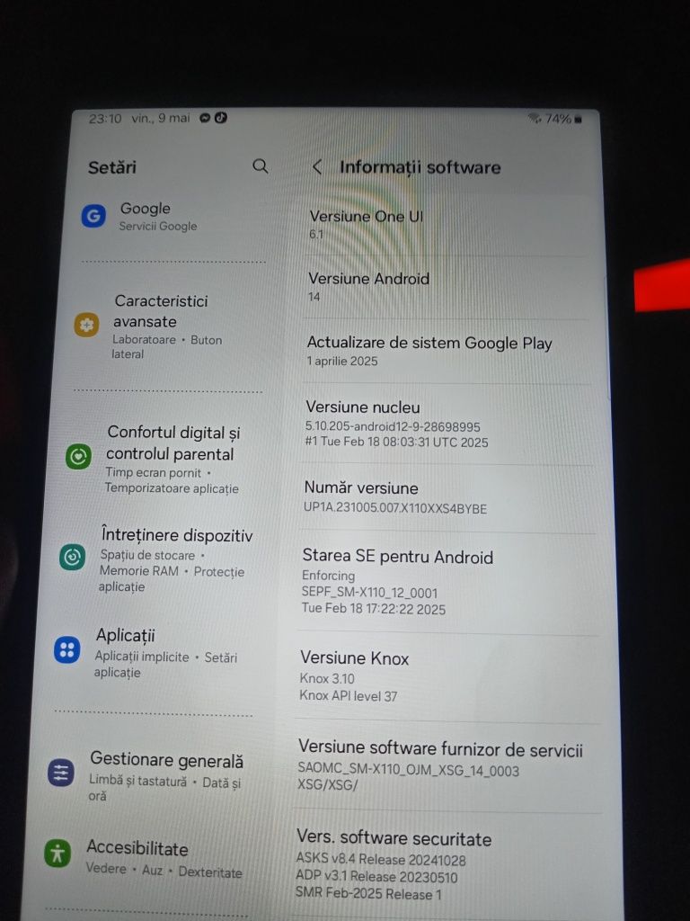 Vând Sau Schimb Tableta Samsung Tab A9