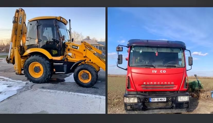 Buldoexcavator disponibil prestari servicii