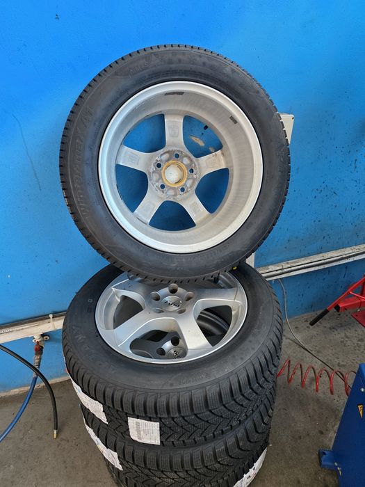 Jante ford focus 215 55 16 anvelope noi