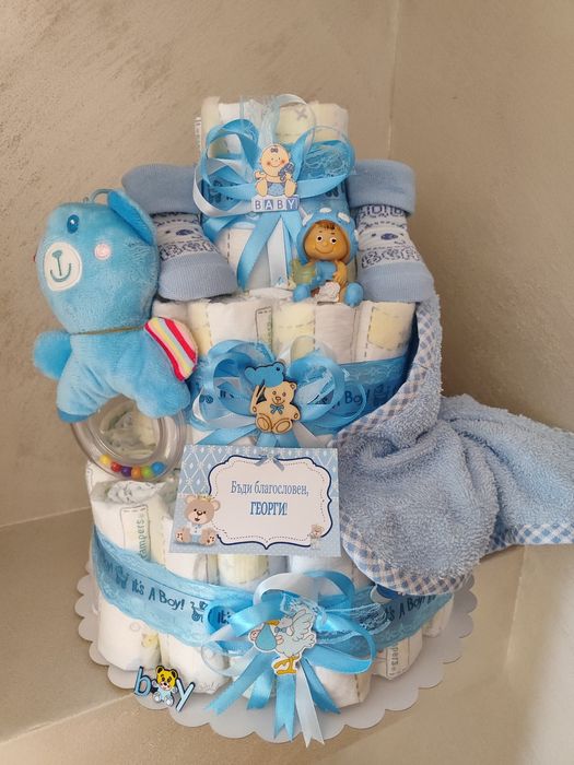 Торта с памперси "Pampers premium care2"