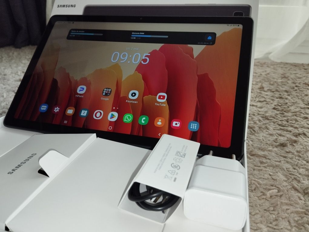 Tabletă SAMSUNG A7 10,4 inch, GSM 4G, husă și butoane jocuri