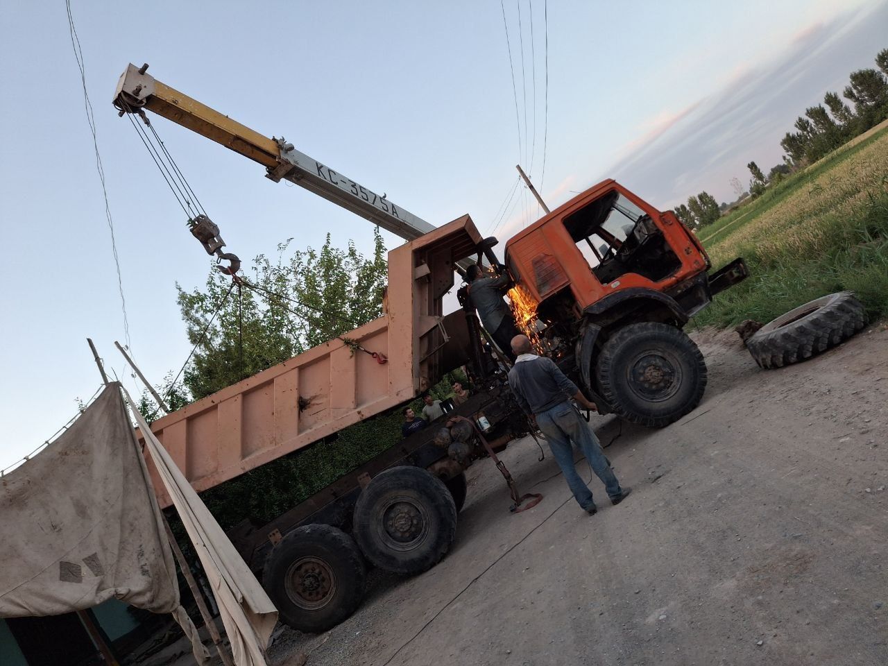 Kamaz kuzovni ozi  Kuzov evro 20 tonnalik