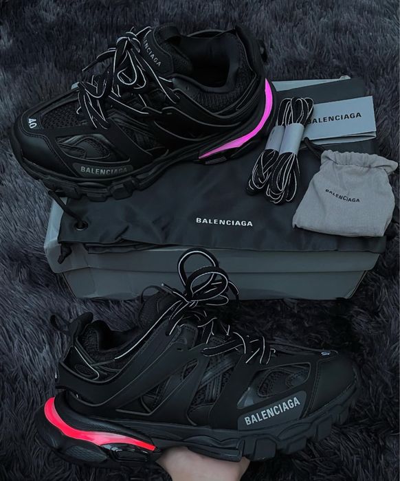 Balenciaga track led negru