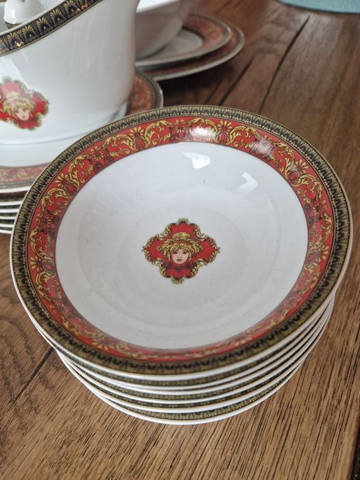 Set porțelan lux Baroque Gold – stil Versace – 6 persoane – nou!