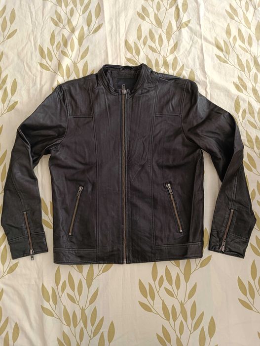 ''Selected Homme Sammy Leather Jacket''оригинално мъжко кожено яке Л р
