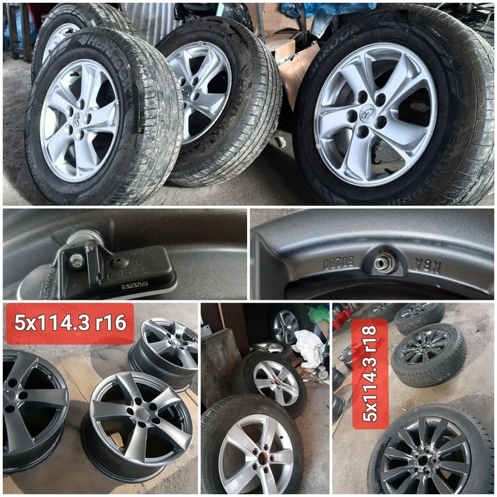 Jante 5x114,3 16 17 18 Duster Suzuki Nissan Hyundai kia Toyota Grand