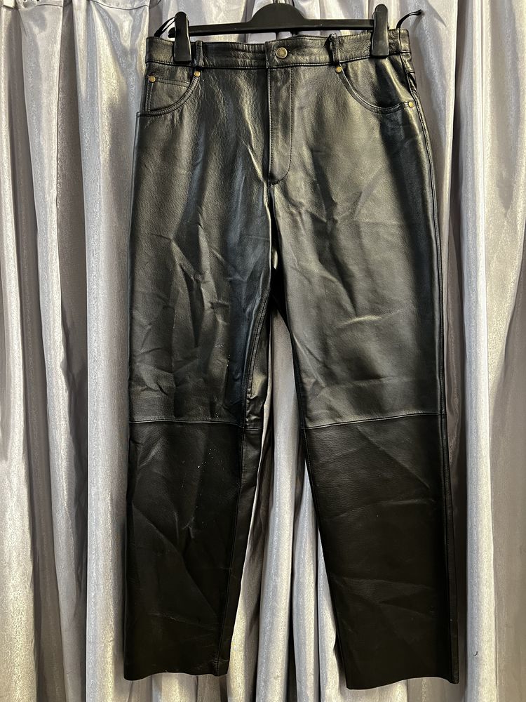 Pantaloni moto piele 50