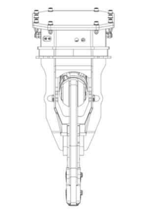 Foarfeca demolari rotativa MB Crusher MB-P380 pt excavator 3-6,5 ton