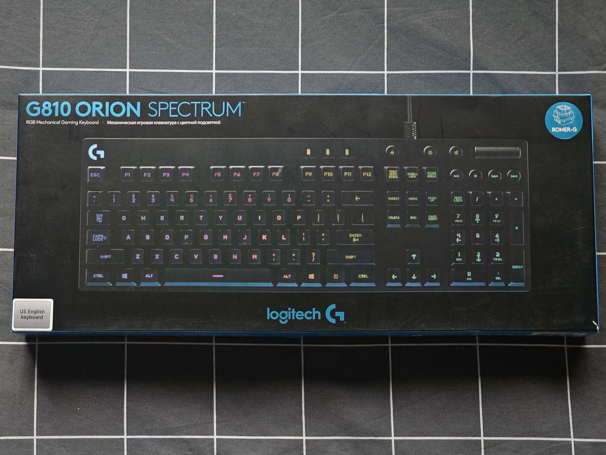 Logitech G810 Orion Spectrum – Механична геймърска клавиатура